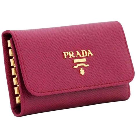 prada key holder usa|Prada card holder keychain.